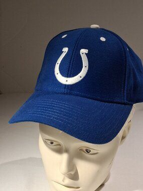 Indianapolis Colts Cap  Blue  Y2K   Adjustable  NFL Team Apparel  Authentic  NEW